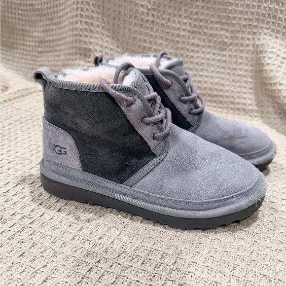 UGG Kids Charcoal Gray Boots - Picture 2 of 8